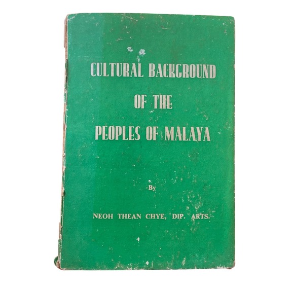 Other - Cultural Background of the Peoples of Malaya Book Neoh Thean Perak‎ Publishing